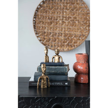 Load image into Gallery viewer, Round Hand-Woven Rattan Tray
