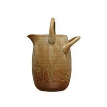 Load image into Gallery viewer, 72 oz. Stoneware Watering Pitcher with Handles, Reactive Glaze
