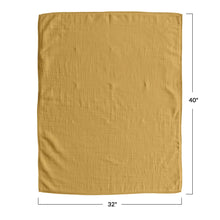 Load image into Gallery viewer, Yellow Double Cloth Baby Blanket w/ Trim in Bag
