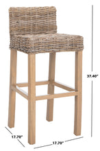 Load image into Gallery viewer, Cypress Wicker Bar Stool
