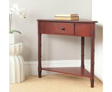 Load image into Gallery viewer, Gomez Red Wooden Corner Table
