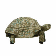 Load image into Gallery viewer, Resin Turtle, Distressed Verdigris Finish
