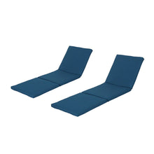 Load image into Gallery viewer, Outdoor Water Resistant Chaise Lounge Cushion
