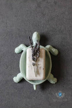 Load image into Gallery viewer, Distressed Cast Iron Turtle Soap Dish
