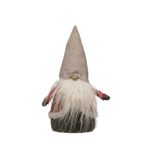 7.5"H Wool Felt Gnome
