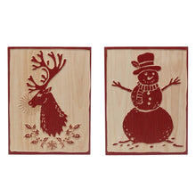 Load image into Gallery viewer, Wood Laser Cut Winter Wall Decor, 2 Styles

