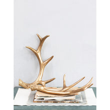 Load image into Gallery viewer, Resin Antler in Gold Finish, 2 Styles
